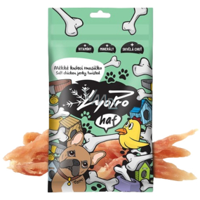 LyoPro haf dried soft chicken meat, meat treat for dogs 70 g