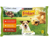 Purina Friskies beef, chicken, lamb with carrots in juice complete food for dogs capsule 4 x 100 g