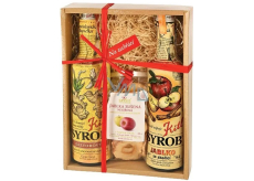 Kitl Syrob Warming Hot drink apple with cinnamon 500 ml + Ginger syrup for immunity 500 ml + Czech apple crosses 50 g, gift set