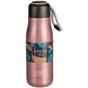 Albi Elegant pink and gold thermo bottle 400 ml