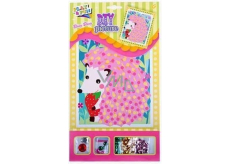 Play & fun Mosaic with glittering sequins Hedgehog 23 x 16 cm
