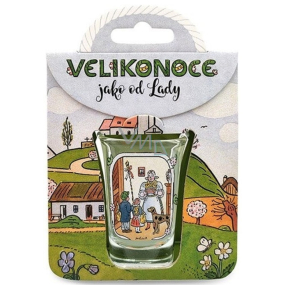 Nekupto Glass shot glass Lada Easter - carolers 40 ml
