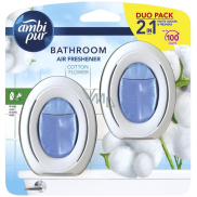 Ambi Pur Bathroom Cotton Flower bathroom air freshener gel 2 x 7,5 ml, duopack