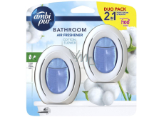 Ambi Pur Bathroom Cotton Flower bathroom air freshener gel 2 x 7,5 ml, duopack