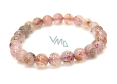 Auralite 23 bracelet elastic natural stone, ball 7 - 7,5 mm / 16 - 17 cm, one of the most powerful stones on the planet