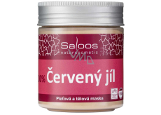 Saloos Organic 100% Red Clay Face and Body Mask 140 g