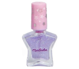 Martinelia Star nail polish for children purple with glitter 3,5 ml