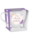 Albi Mug Trendy For moments of well-being purple 300 ml