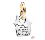 Charm Sterling silver 925 House - grandmother, bracelet pendant family