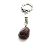 Mokaite Troml keychain pendant natural stone, approx. 10 cm