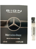 Mercedes-Benz Sign Your Power eau de parfum for men 1,5 ml vial