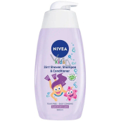 Nivea Kids Magic berry scent 3in1 shower gel + shampoo + conditioner for girls 500 ml