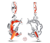 Charm Sterling silver 925 Musket King of Glory, bracelet pendant symbol