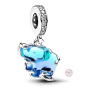 Charm Sterling silver 925 Impressive elephant, animal bracelet pendant