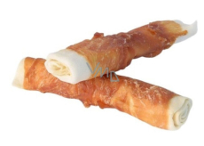 Canis Prosper Buffalo roll coated with chicken meat, supplementary food for dogs 20 cm 2 pieces
