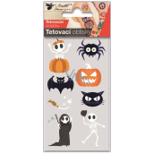Tattoo Stickers Halloween Skeleton 6 x 10 cm