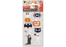 Tattoo Stickers Halloween Skeleton 6 x 10 cm
