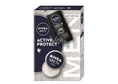 Nivea Men Active Protect Moisturizing Cream 75 ml + Nivea Active Clean Shower Gel 250 ml, cosmetic set for men