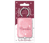 Nekupto Glowing Keychain Best Mom Under the Sun 4.6 x 9.5 x 0.8 cm