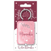 Nekupto Glowing Keychain Best Mom Under the Sun 4.6 x 9.5 x 0.8 cm