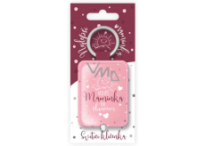 Nekupto Glowing Keychain Best Mom Under the Sun 4.6 x 9.5 x 0.8 cm