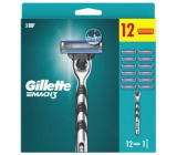 Gillette Mach3 pánský holicí strojek + 12 kusů náhradní hlavice blistr