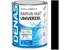 Denas Univerzál barva matná 0199 Černá 0,7 kg