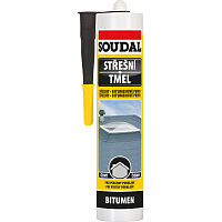 Soudal roof bitumen sealant, black, 300 ml