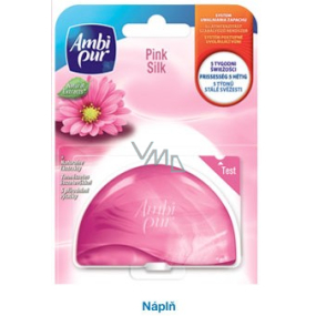 Ambi Pur Pink Silk Toilet block liquid curtain refill 55 ml