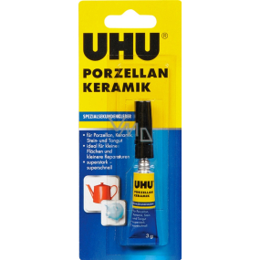 Uhu Porcelain Ceramic Super Glue for bonding porcelain and ceramics 3 g