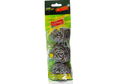 Clanax Stainless Steel Scrubber 3 pieces, 15 g
