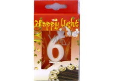 Happy light Cake Candle Number 6 in a Box
