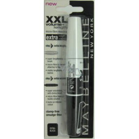 Maybelline XXL Volume + Length Mascara For Eyelash Volume And Length Black 2 x 6 ml