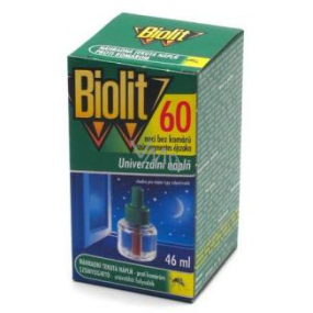 Biolit Evaporator liquid refill for 60 nights in an electric mosquito repellent 46 ml