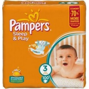 Pampers Sleep & Play 3 Midi 4 - 9 kg diapers 100 pieces
