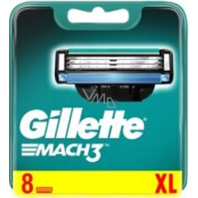 Gillette Mach3 Replacement Blades 8 Pack, for Men