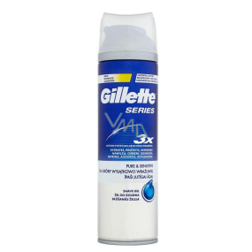 Gillette Mach3 Pure & Sensitive shaving foam for sensitive skin for men 250 ml