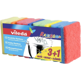 Vileda Rainbow sanitary sponge 4 pieces