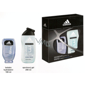 Adidas Skin Care moisturizing after shave balm 100 ml + shower gel 250 ml, cosmetic set