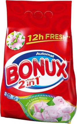 Bonux Natura Rose & Garden Flowers 2 in 1 washing powder 6 kg - VMD  parfumerie - drogerie