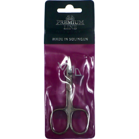 Solingen Premium Line manicure scissors curved 1 piece, M-01090