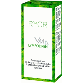 Ryor Lymfodren herbal tea infusion bags box of 20 pieces