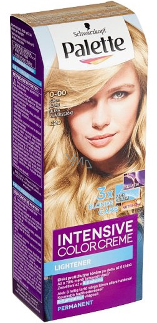 Schwarzkopf Palette Intensive Color Creme hair color shade 0-00 Super  Blonde E20 - VMD parfumerie - drogerie