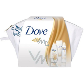 Dove Silk deodorant spray 150 ml + shower gel 250 ml + body lotion 250 ml + bag, cosmetic set