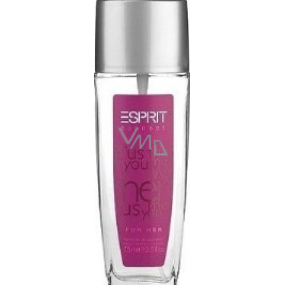 Esprit Connect for Her perfumed deodorant glass for women 75 ml