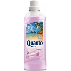 Quanto Hawaii concentrated fabric softener means for softening clothes and easy ironing 1 l