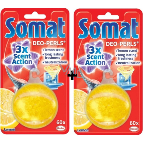 Somat Deo Perls Lemon Dishwasher Freshener 2 x 20.5 g