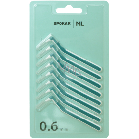 Spokar ML Interdental brushes L 0,6 mm mini, set of 8 pieces