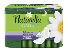 Naturella Classic Night sanitary pads with chamomile 7 pieces