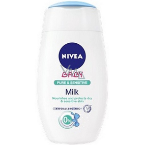 Nivea Baby Pure & Sensitive nourishing lotion for dry and very sensitive baby skin 200 ml